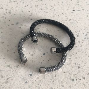 Swarovski crystaldust cuffs